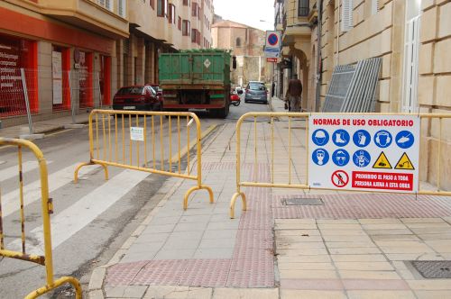 El Ayuntamiento prosigue con su plan de peatonalización y arrancan las obras de la calle Medinaceli